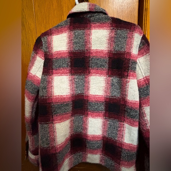 Forever 21 • Plaid wool-blend jacket ◼️🟥◻️ - Picture 6 of 7